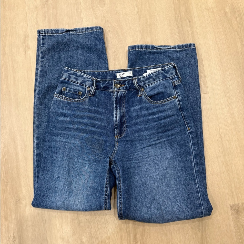 Oat New York Women's Denim Straight Leg Jeans